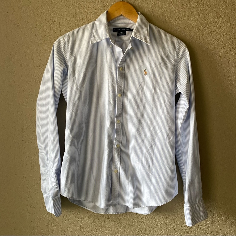 Ralph Lauren Striped Cotton Button-down